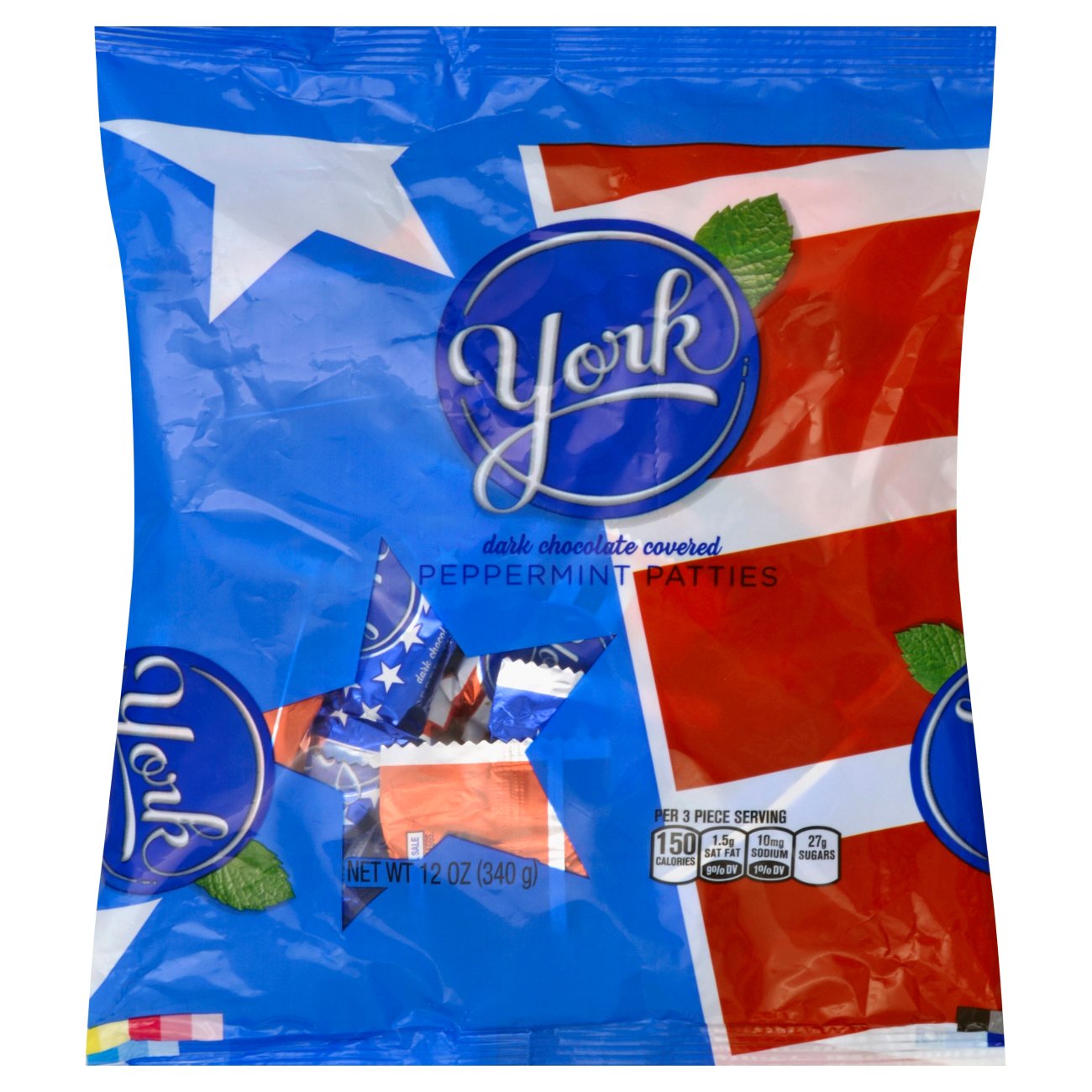 York Peppermint Patties Red White And Blue Shop Candy at HEB
