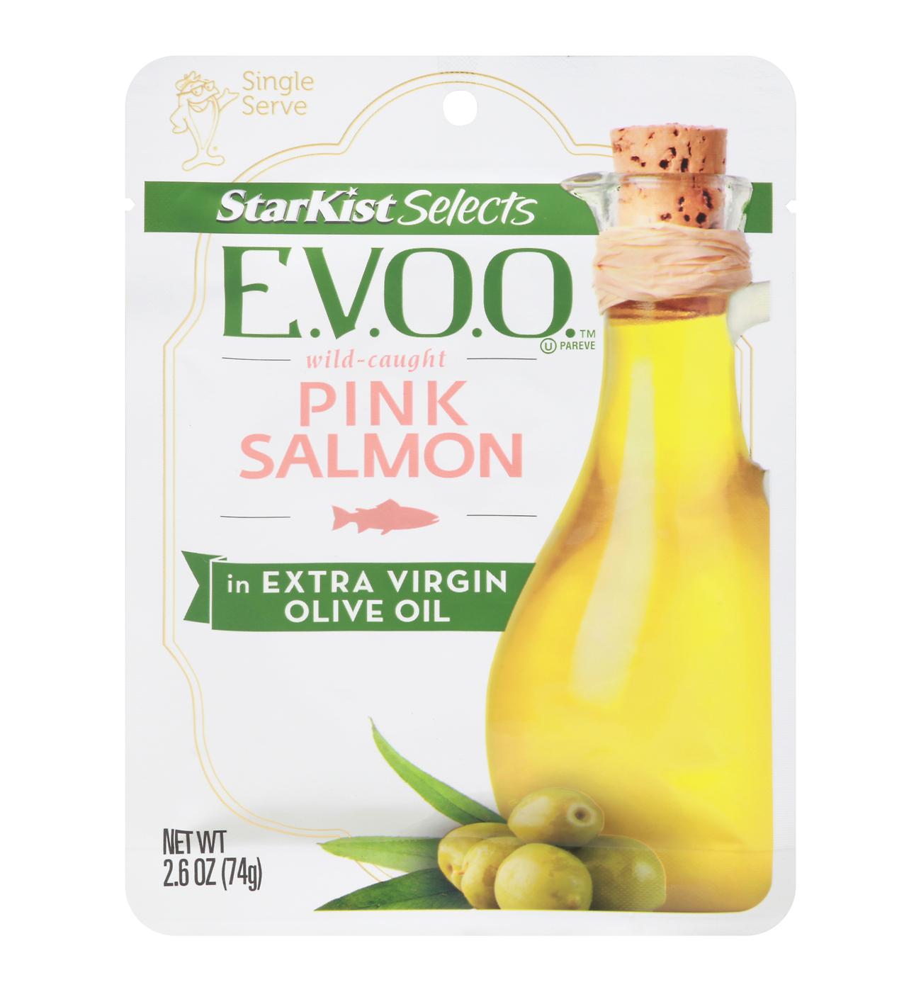 StarKist Selects Wild Caught Pink Salmon in Extra Virgin Olive Oil Pouch; image 1 of 2