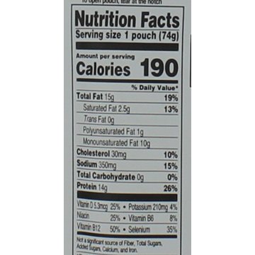 StarKist Selects Wild Caught Pink Salmon in Extra Virgin Olive Oil Pouch, 2.6 oz