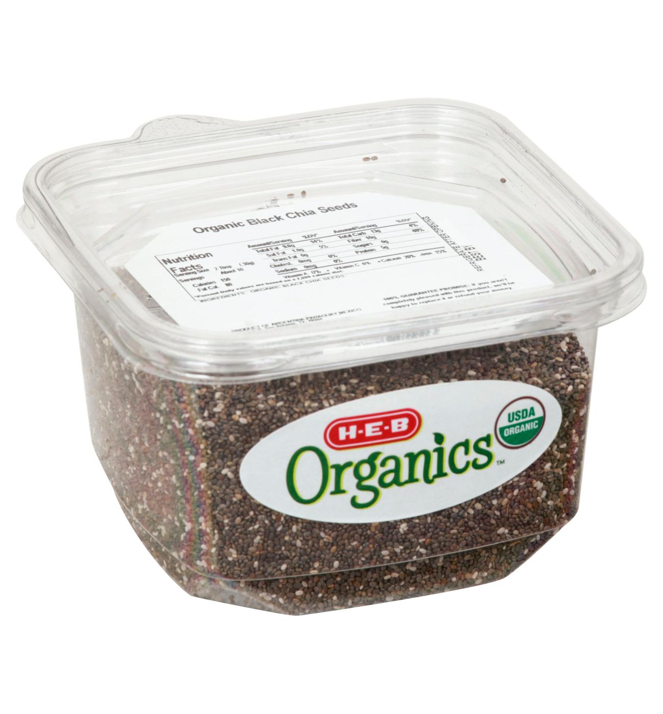 H-E-B Organic Black Chia Seeds; image 1 of 2