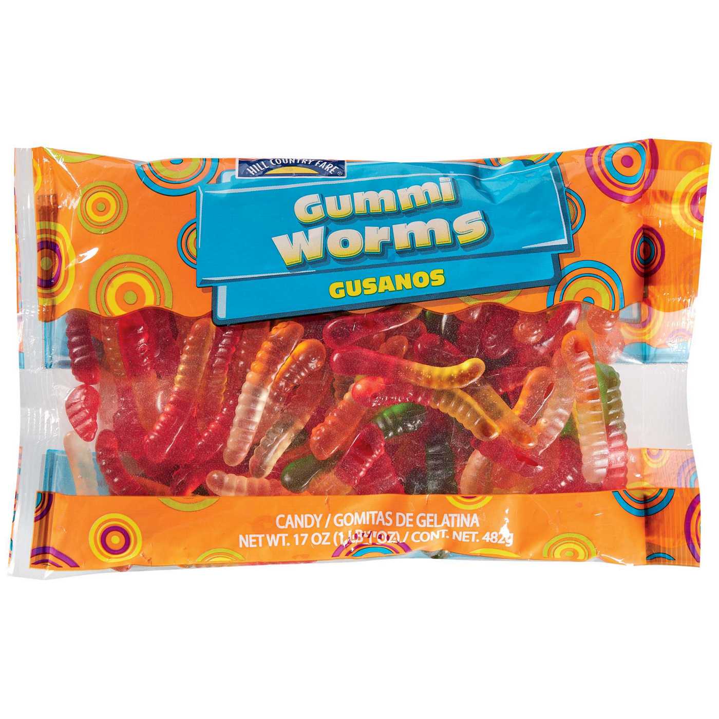 Hill Country Fare Fruity Gummi Worms - Shop Candy at H-E-B