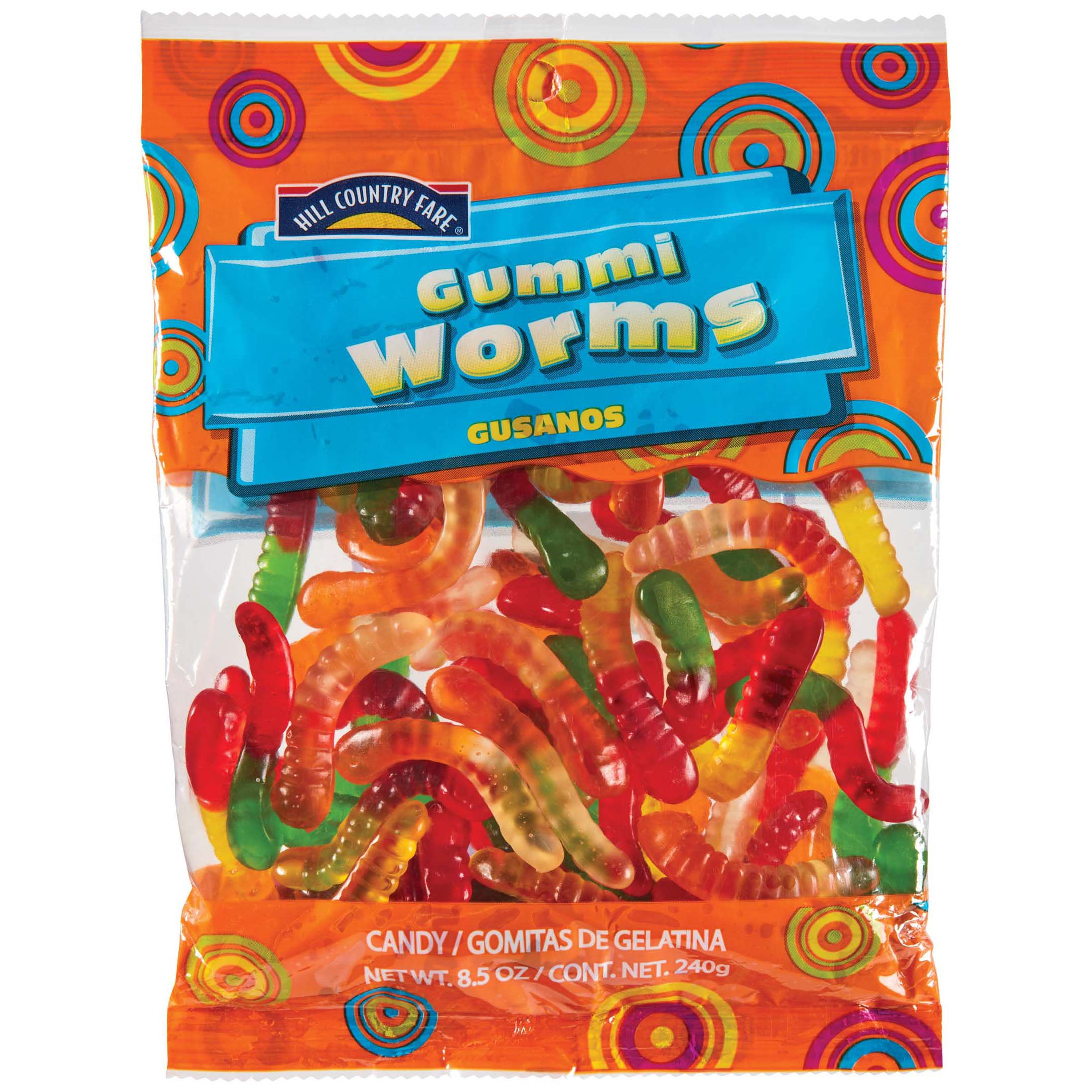 Hill Country Fare Fruity Gummi Worms - Shop Candy at H-E-B