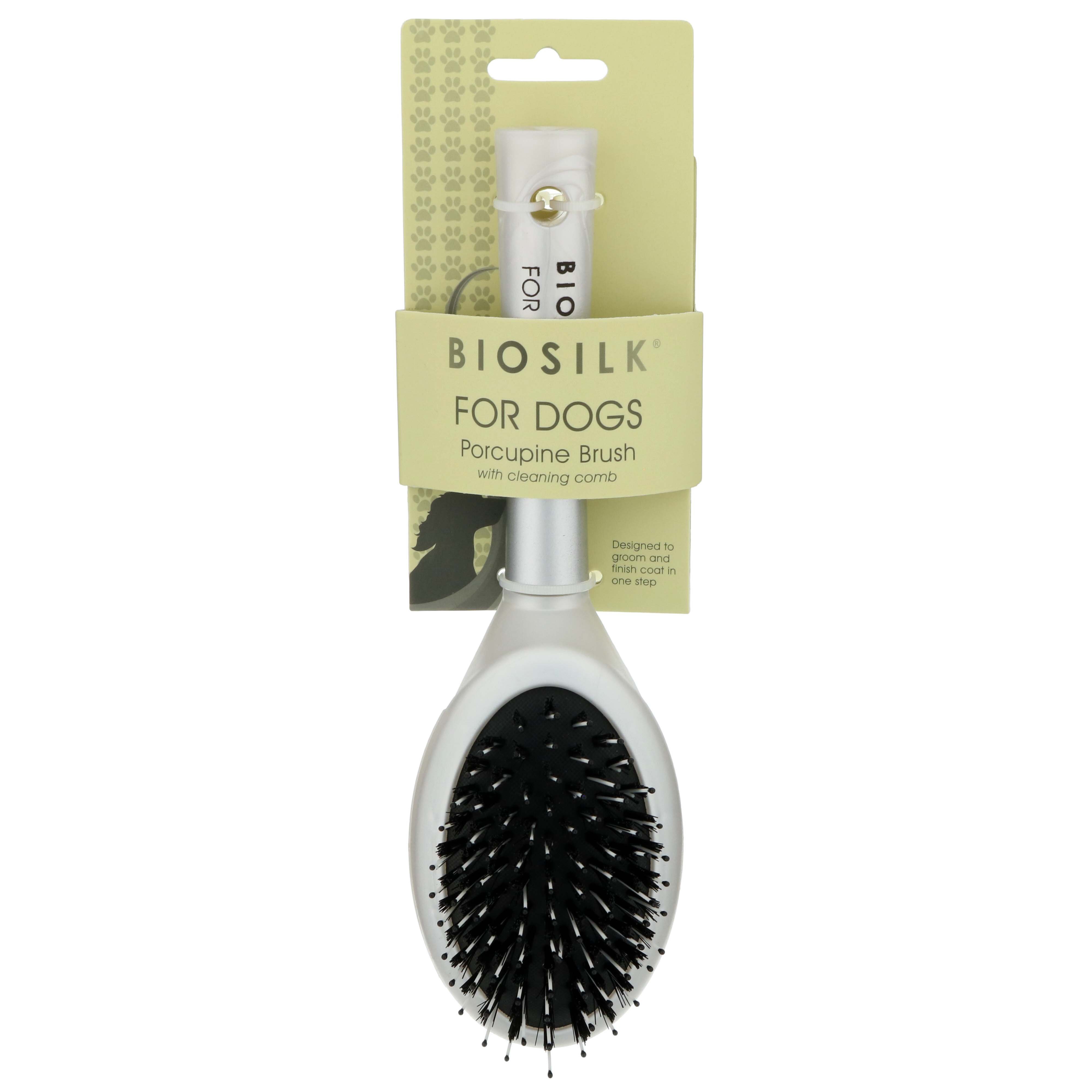BioSilk Porcupine Brush For Dogs Shop Grooming at HEB