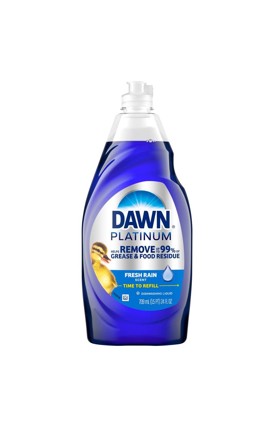 Dawn Platinum Refreshing Rain Liquid Dish Soap; image 1 of 5