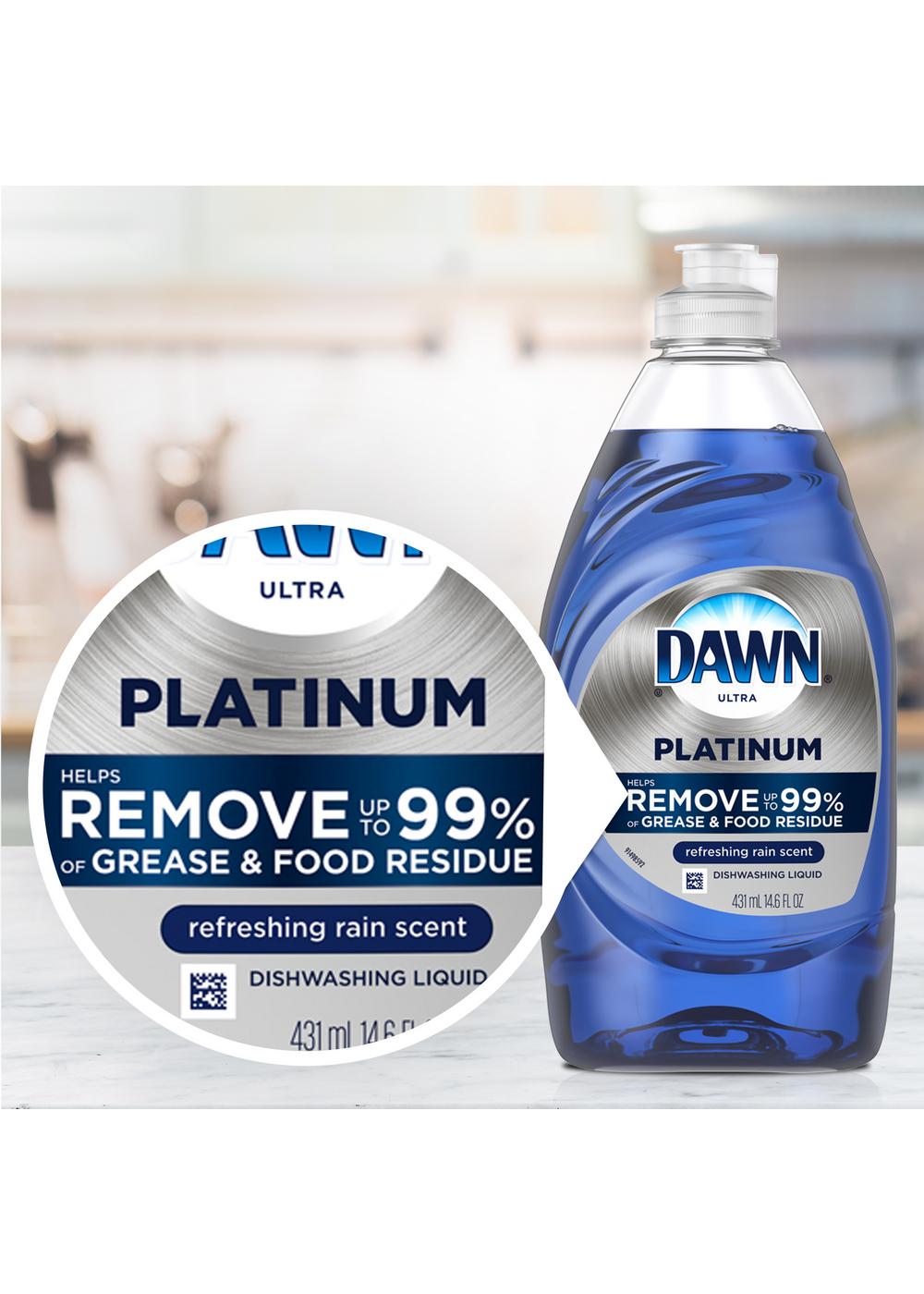 Dawn Platinum Refreshing Rain Liquid Dish Soap; image 4 of 5