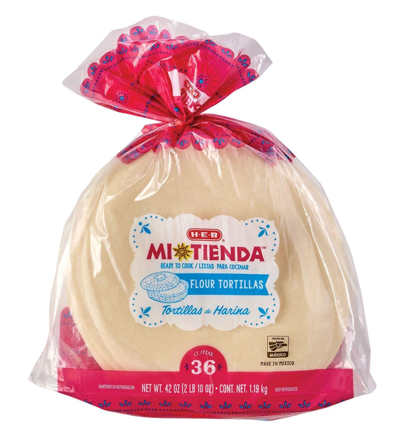 H-E-B Mi Tienda Ready to Cook Flour Tortillas; image 1 of 2