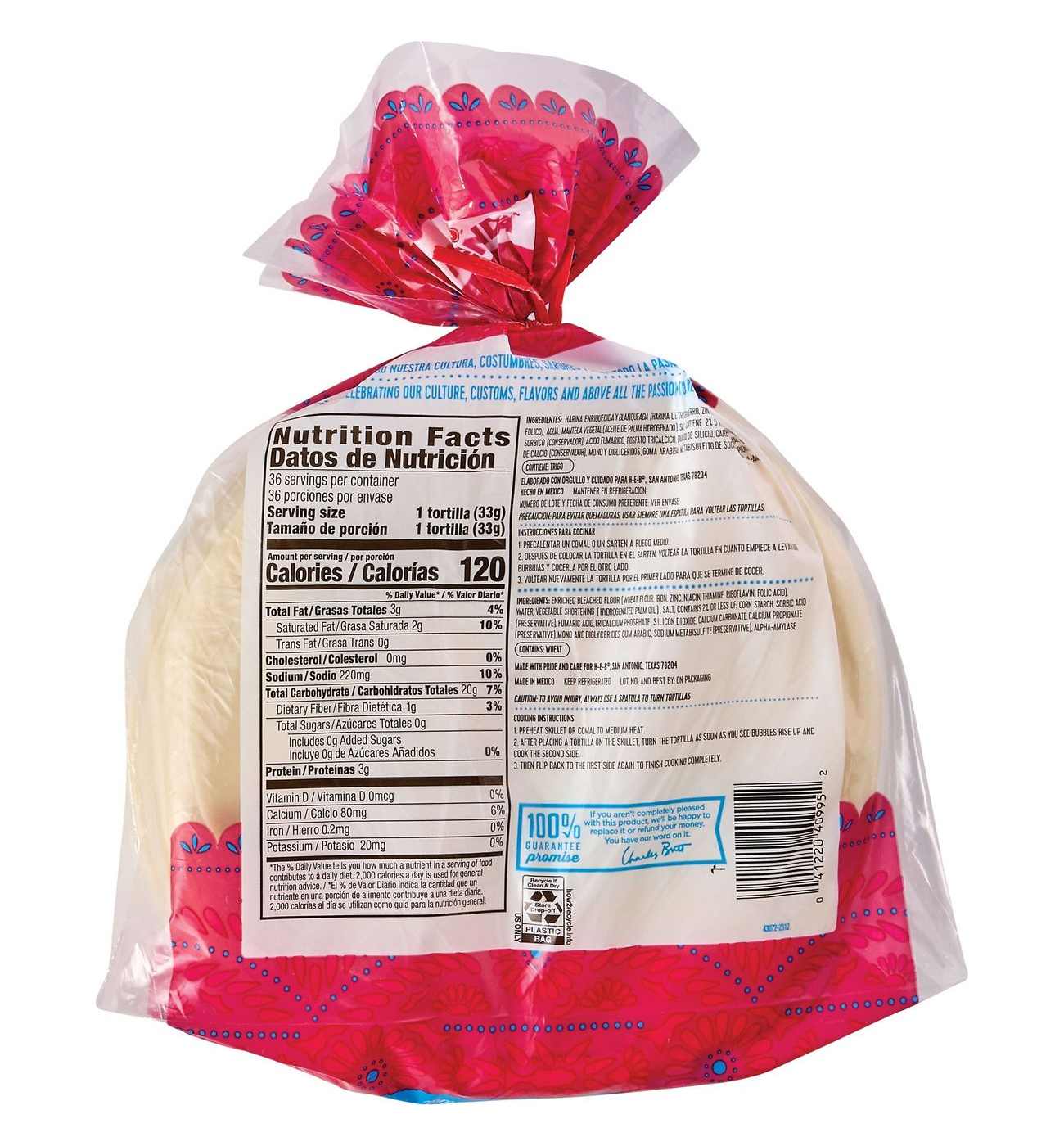 H-E-B Mi Tienda Ready to Cook Flour Tortillas; image 2 of 2