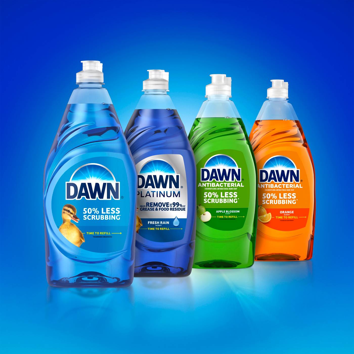 Dawn Platinum Refreshing Rain Liquid Dish Soap; image 5 of 10