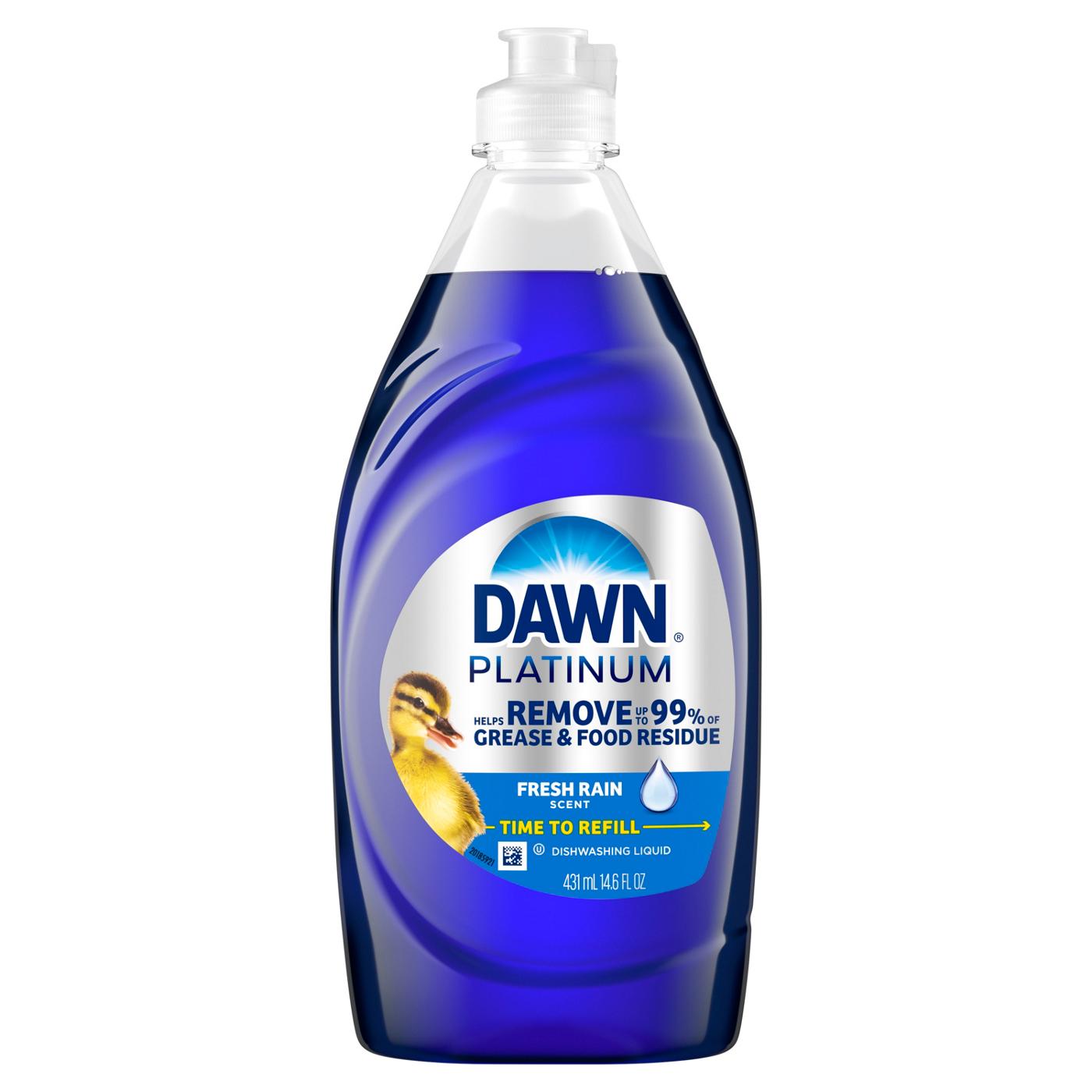 Dawn Platinum Refreshing Rain Liquid Dish Soap; image 8 of 10