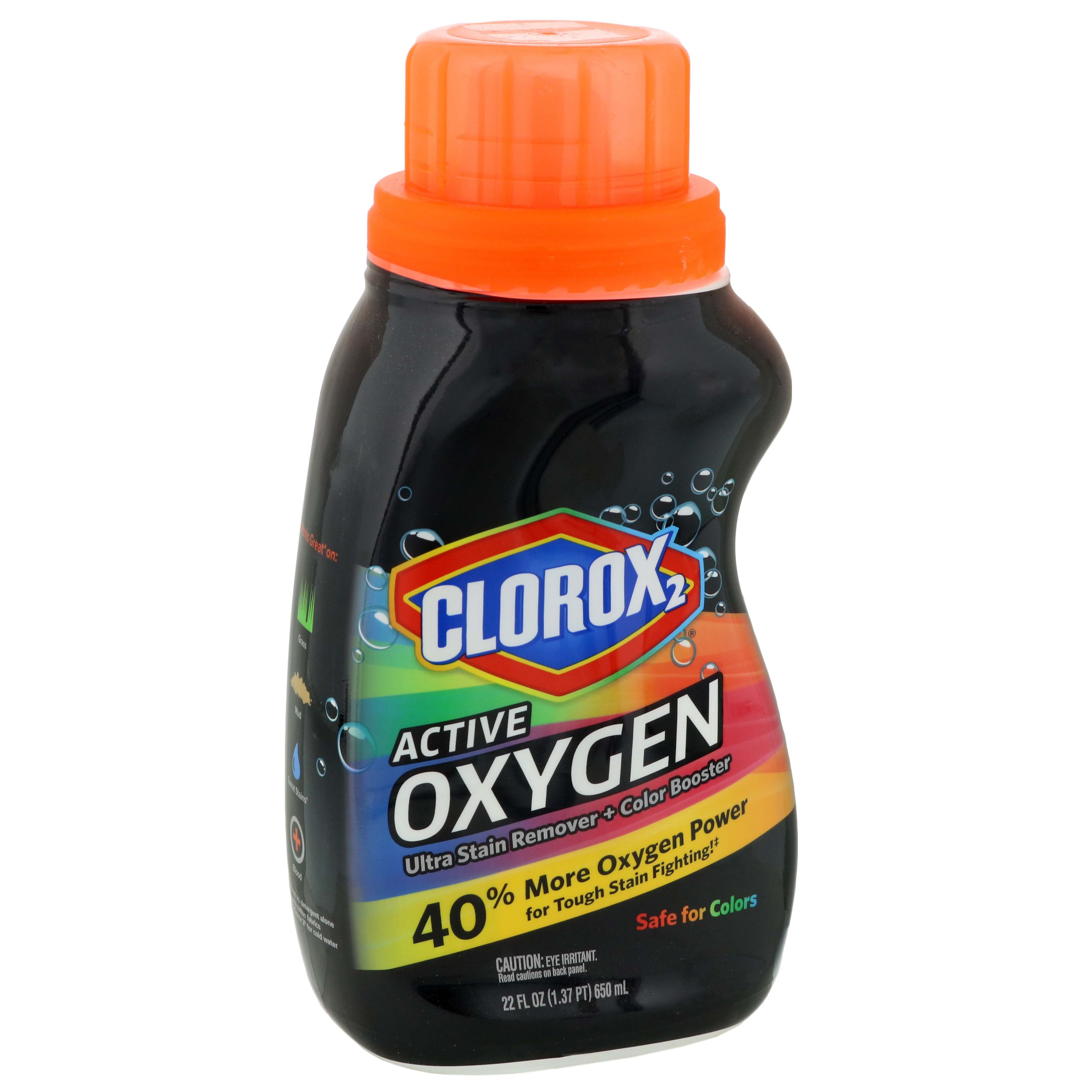 Clorox Active Oxygen Ultra Stain Remover + Color Booster Shop Stain