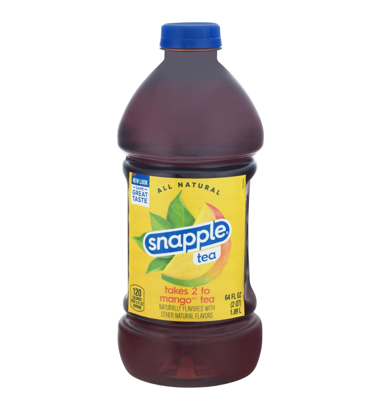 Snapple Mango Tea; image 1 of 4