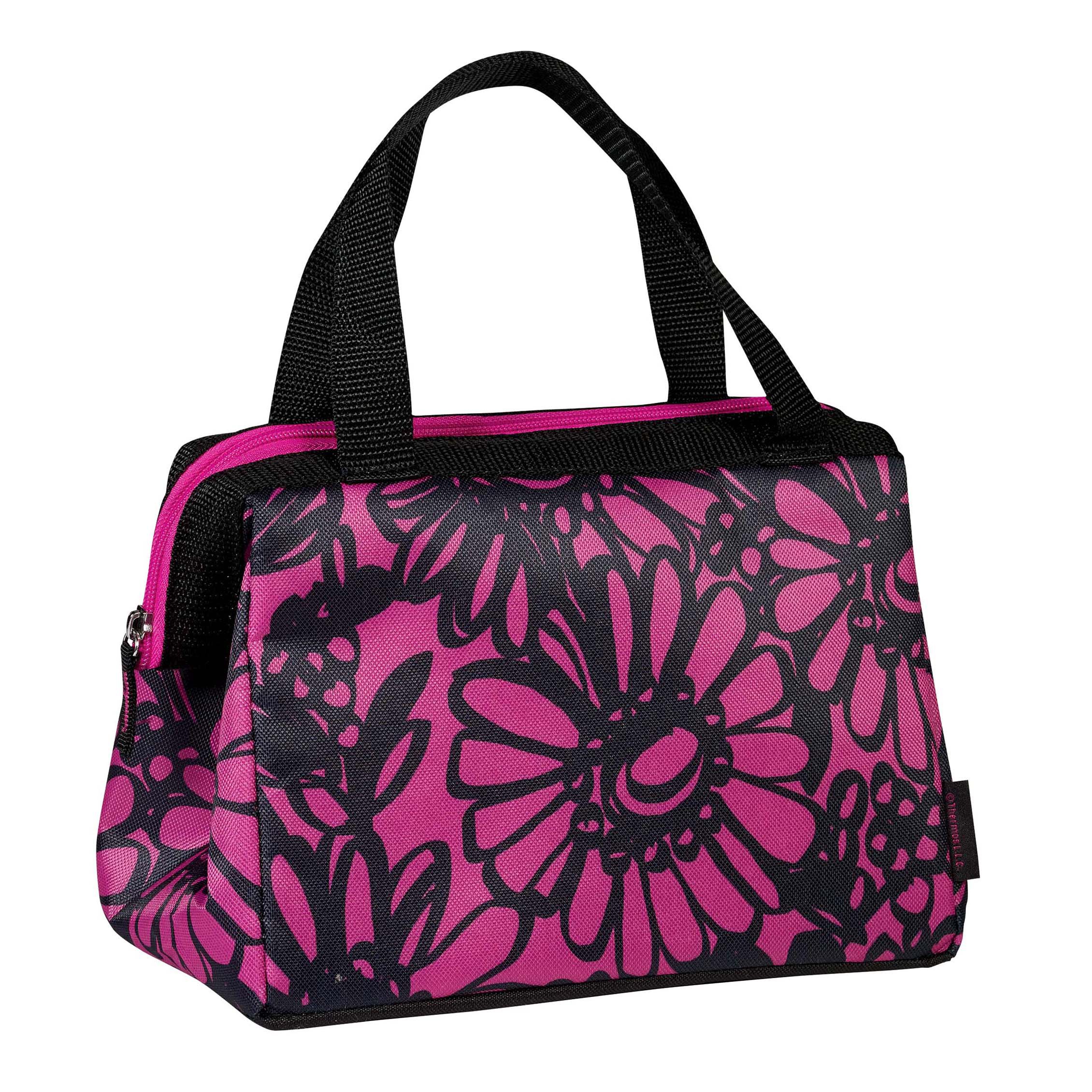 Thermos Purple Flower Duffle Lunch Kit Shop Lunch Boxes at HEB