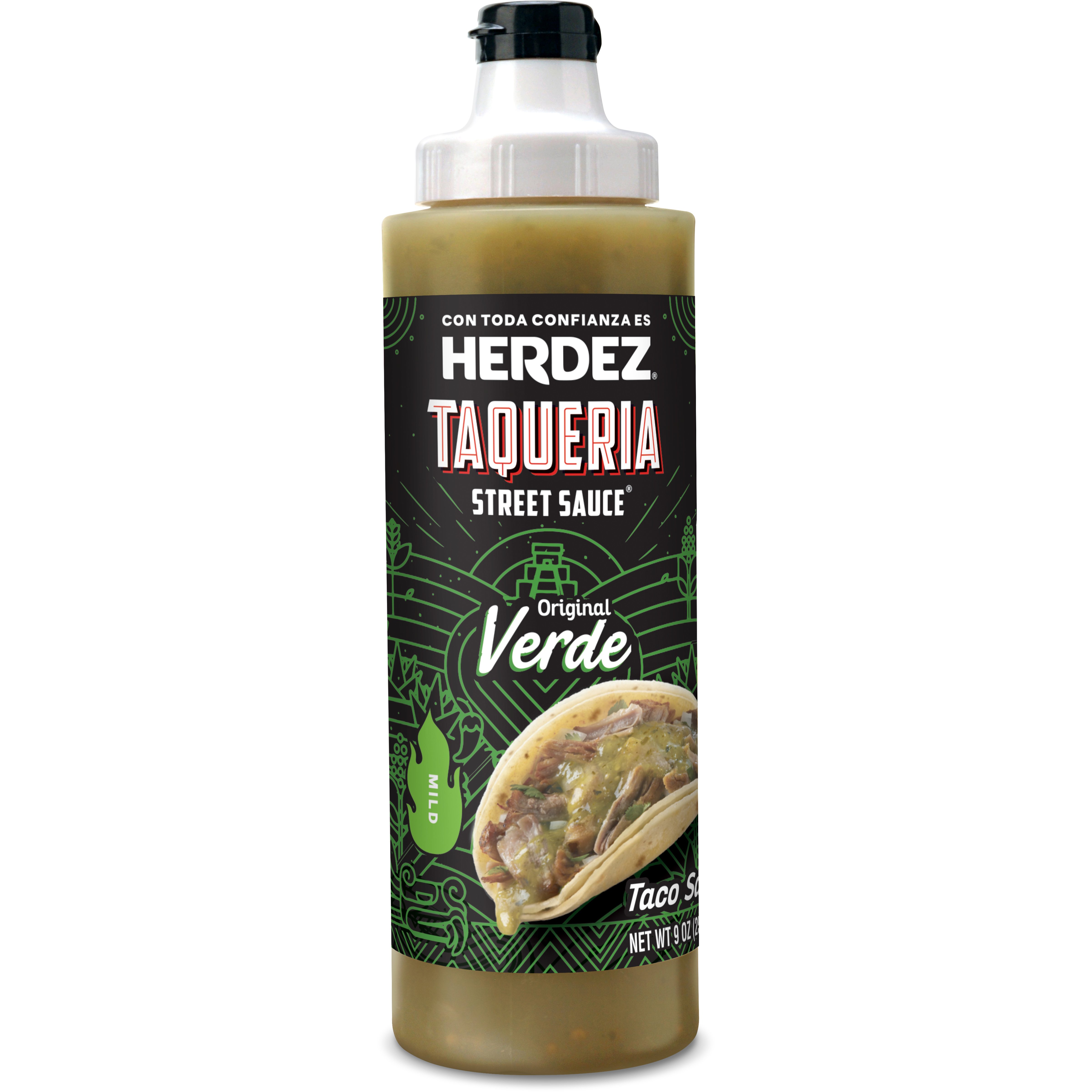 Herdez Original Verde Taqueria Street Taco Sauce Shop Hot Sauce At H E B