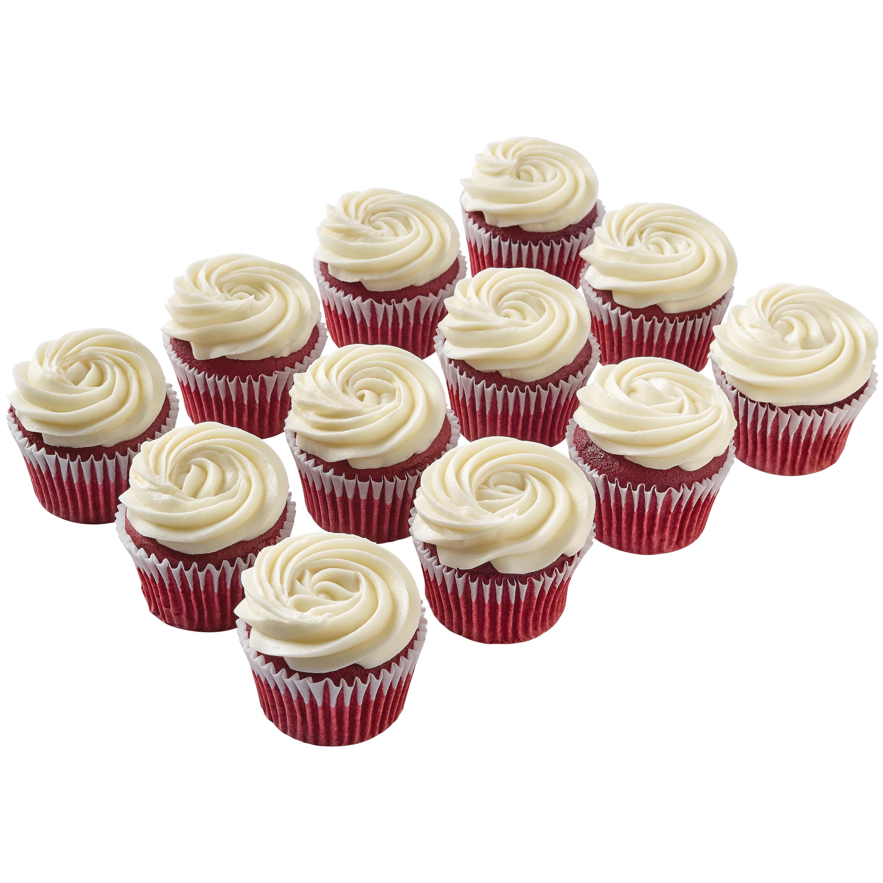 H-E-B Red Velvet Cupcakes With Cream Cheese Icing - Shop Cakes At H-E-B