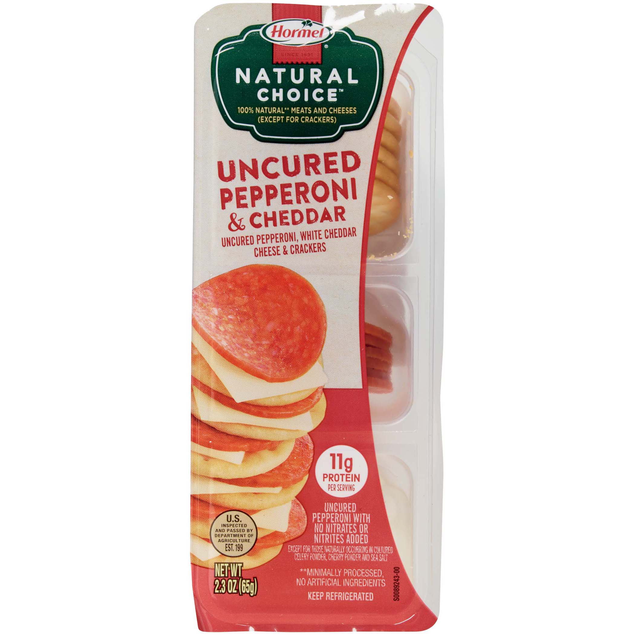 Hormel Natural Choice Stacks Pepperoni and Cheedar Shop Snack Trays