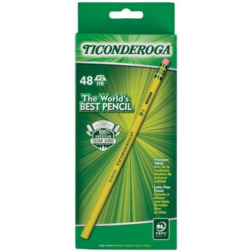 Dixon Ticonderoga Yellow #2 Unsharpened Pencils