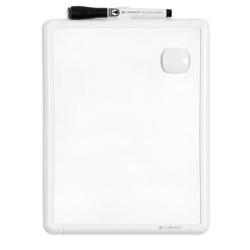 U Brands Contempo Magnetic Dry Erase Board, 8.5" x 11"