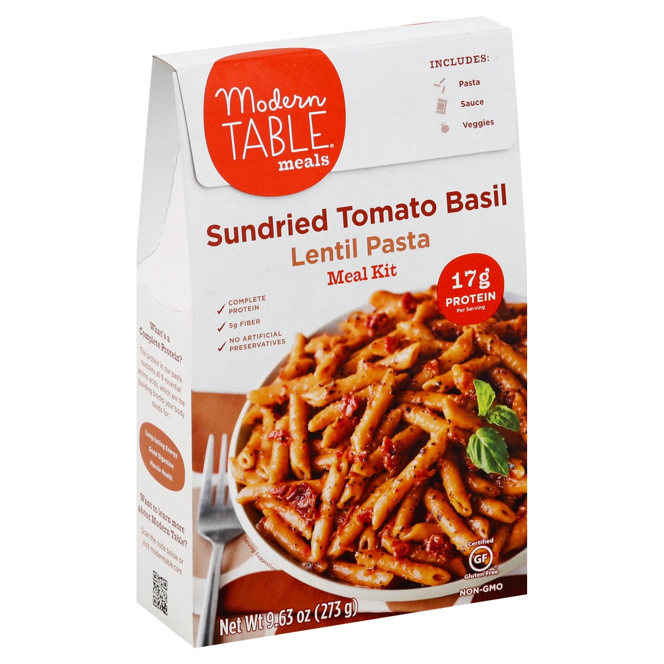 Modern Table Meals Sundried Tomato Basil Lentil Pasta Shop Pantry