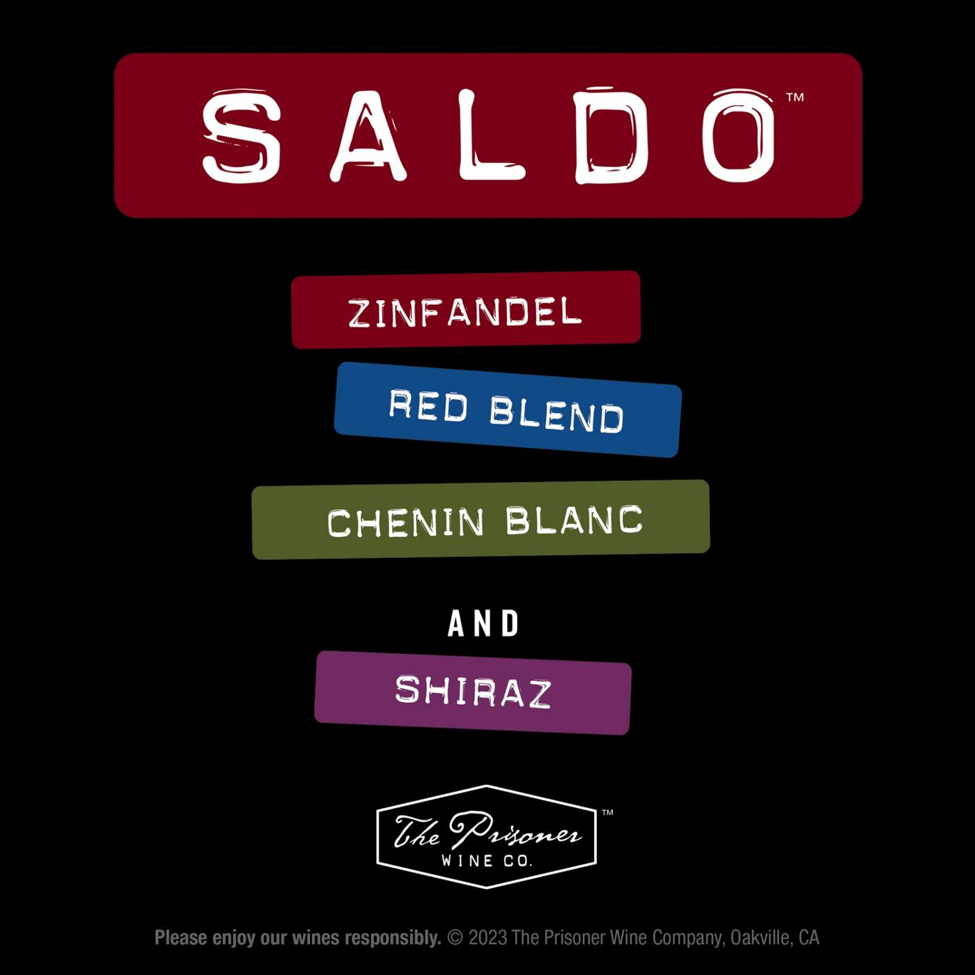 Saldo Zinfandel Red Wine 750 mL Bottle; image 3 of 9