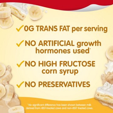 Snack Pack Super Size Banana Cream Pie Pudding Cups, 6 ct