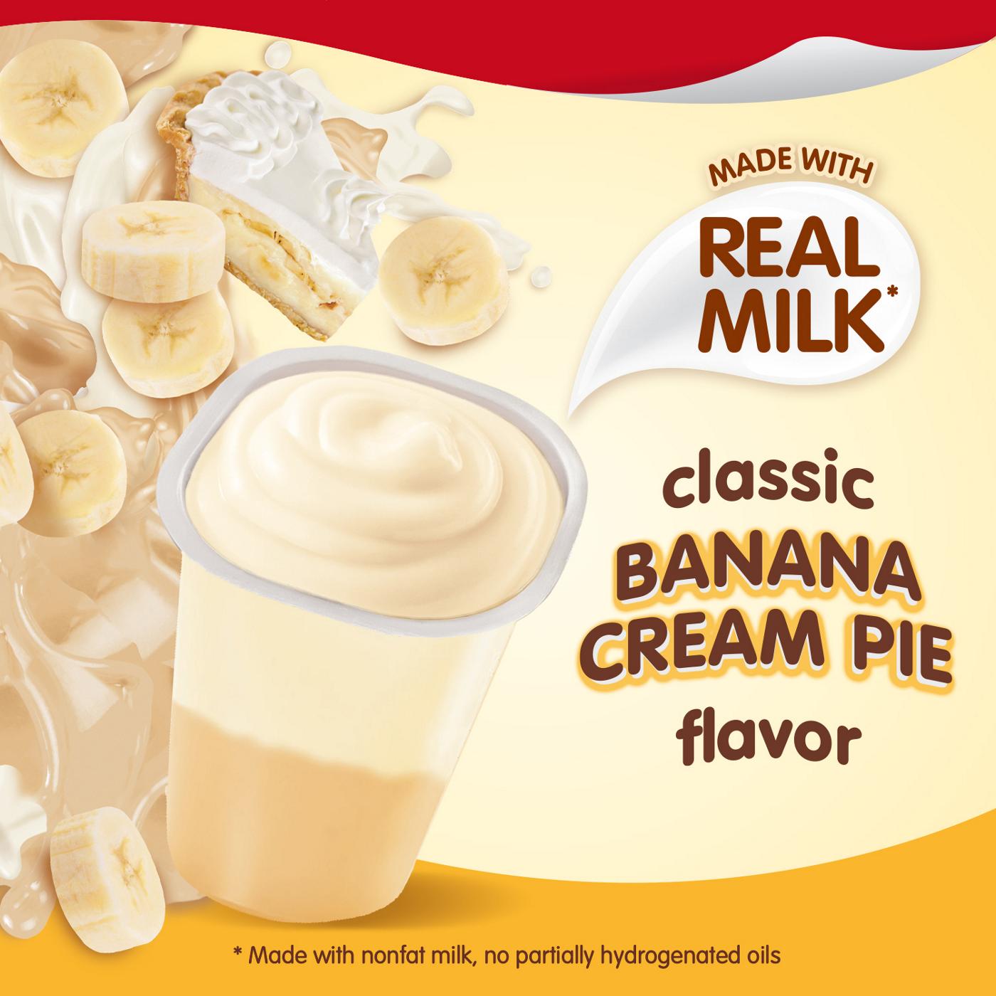 Snack Pack Super Size Banana Cream Pie Pudding Cups; image 5 of 7