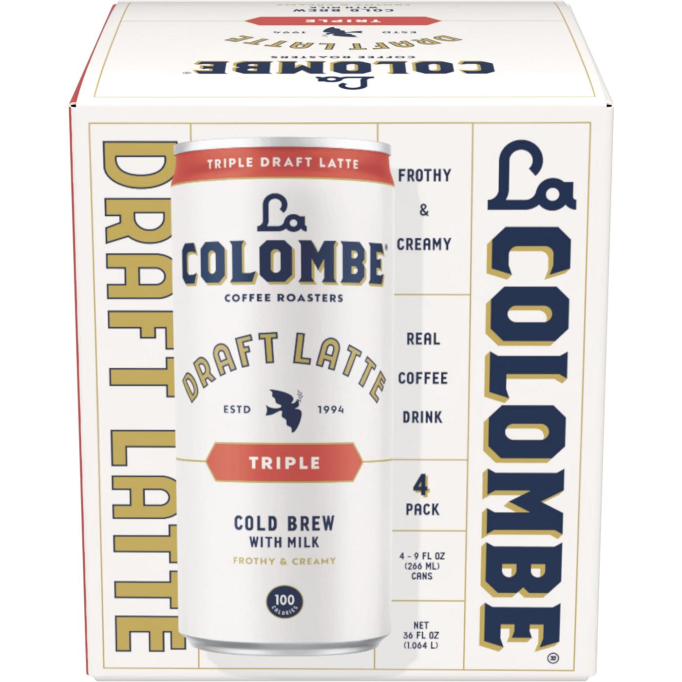 La Colombe Triple Latte 4 pk Cans; image 1 of 4