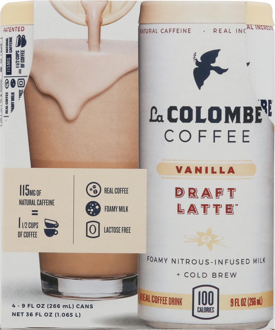 La Colombe Draft Latte Vanilla 9 oz Cans; image 1 of 2
