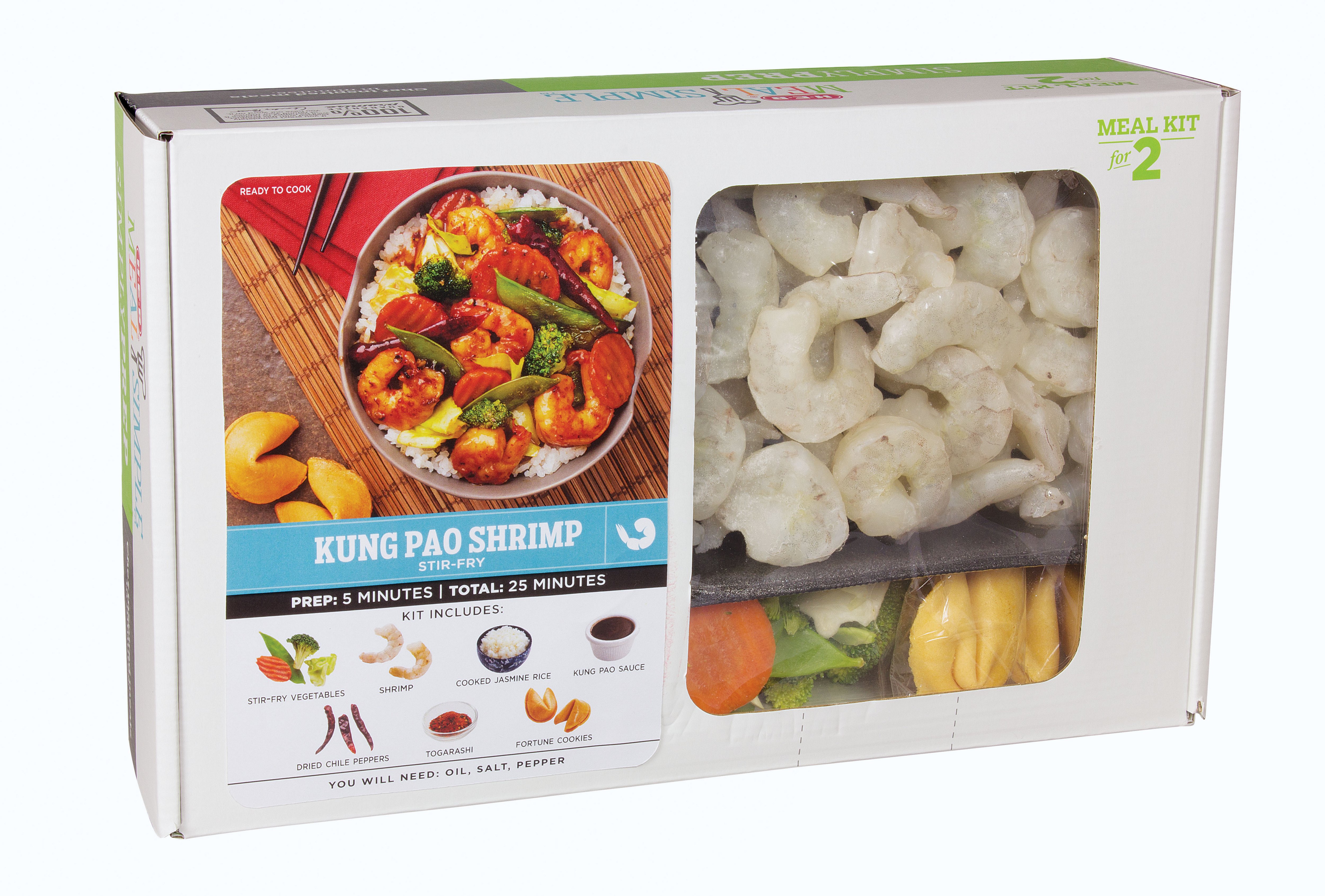 HEB Meal Simple Kung Pao Shrimp Meal Kit Shop Meal Kits at HEB