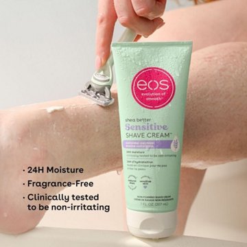 eos Shea Better Women's Shave Cream - Sensitive Skin, 7 oz
