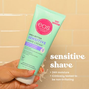 eos Shea Better Women's Shave Cream - Sensitive Skin, 7 oz