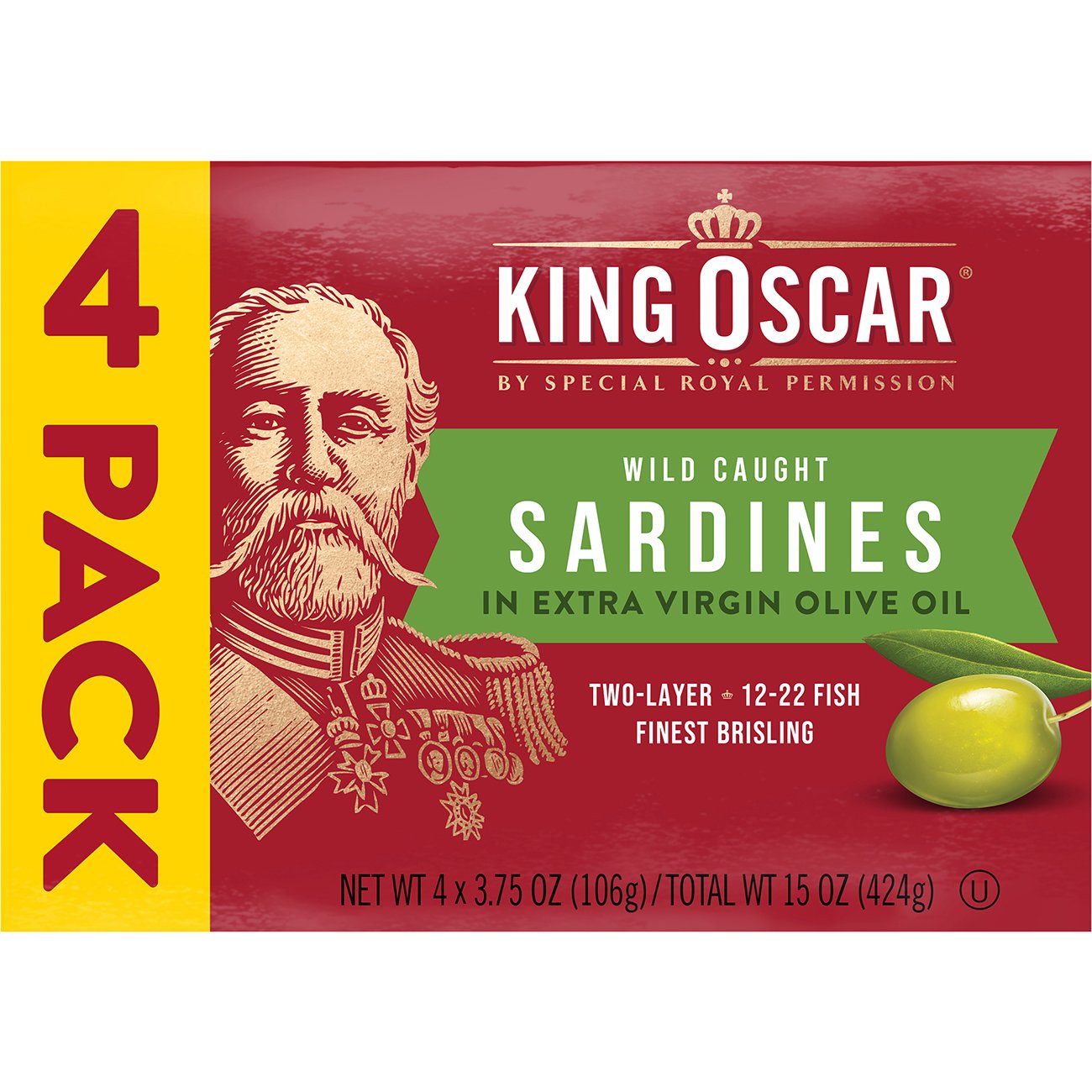 King Oscar Wild Caught Sardines in Extra Virgin Olive Oil Shop