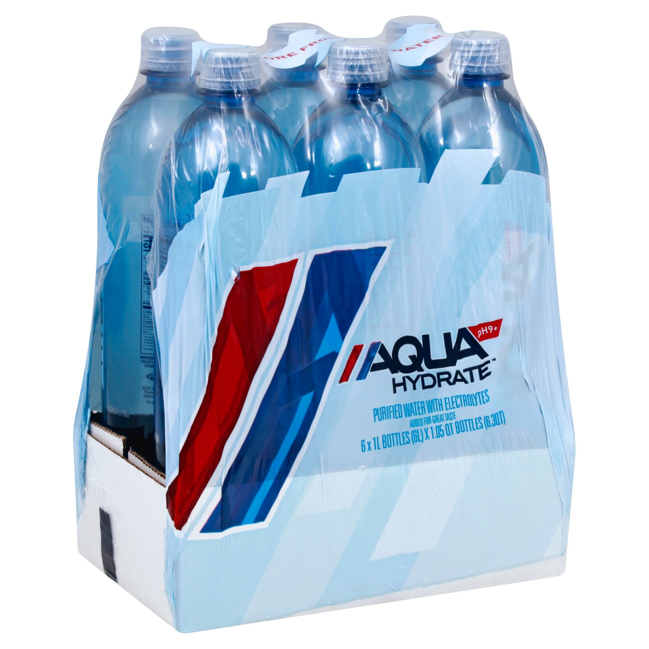 Aqua Hydrate Electrolyte Enhanced Water 1 L Bottles - Shop Water at H-E-B