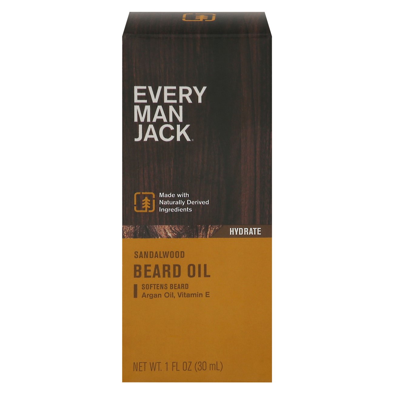 Every Man Jack Beard Oil Sandalwood Shop Beard care at H-E-B