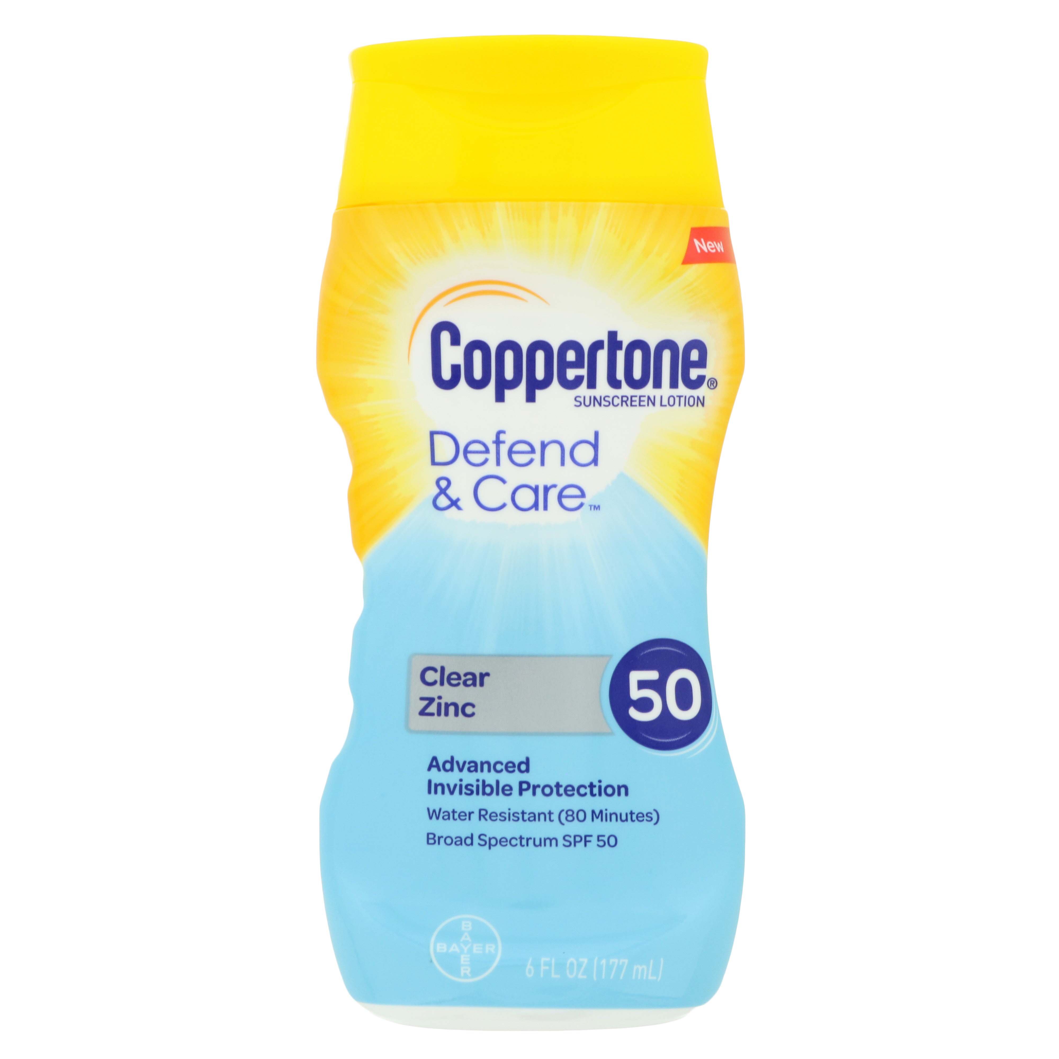 Coppertone Defend And Care Clear Zinc SPF 50 Shop Sunscreen & Self
