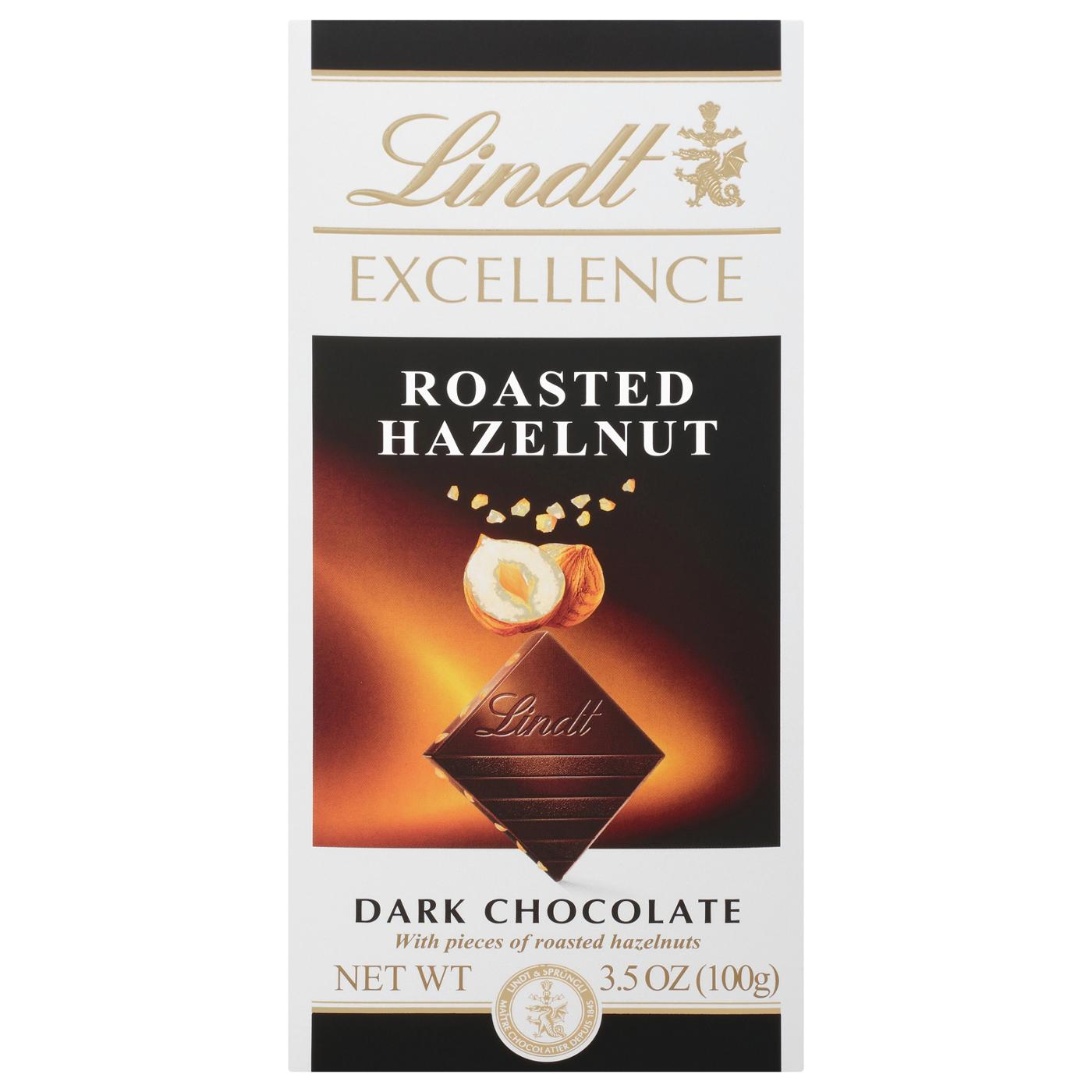 Lindt Excellence Roasted Hazelnut Dark Chocolate Bar - Shop Candy