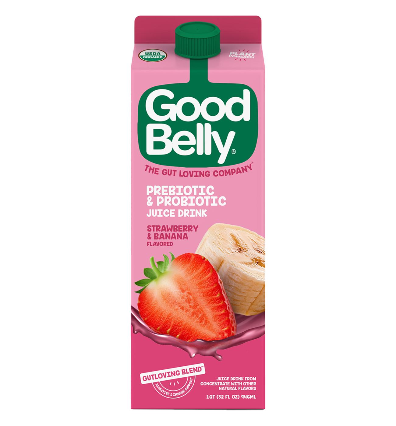 GoodBelly Probiotics Strawberry Banana Flavor Probiotic Juice Drink; image 1 of 3