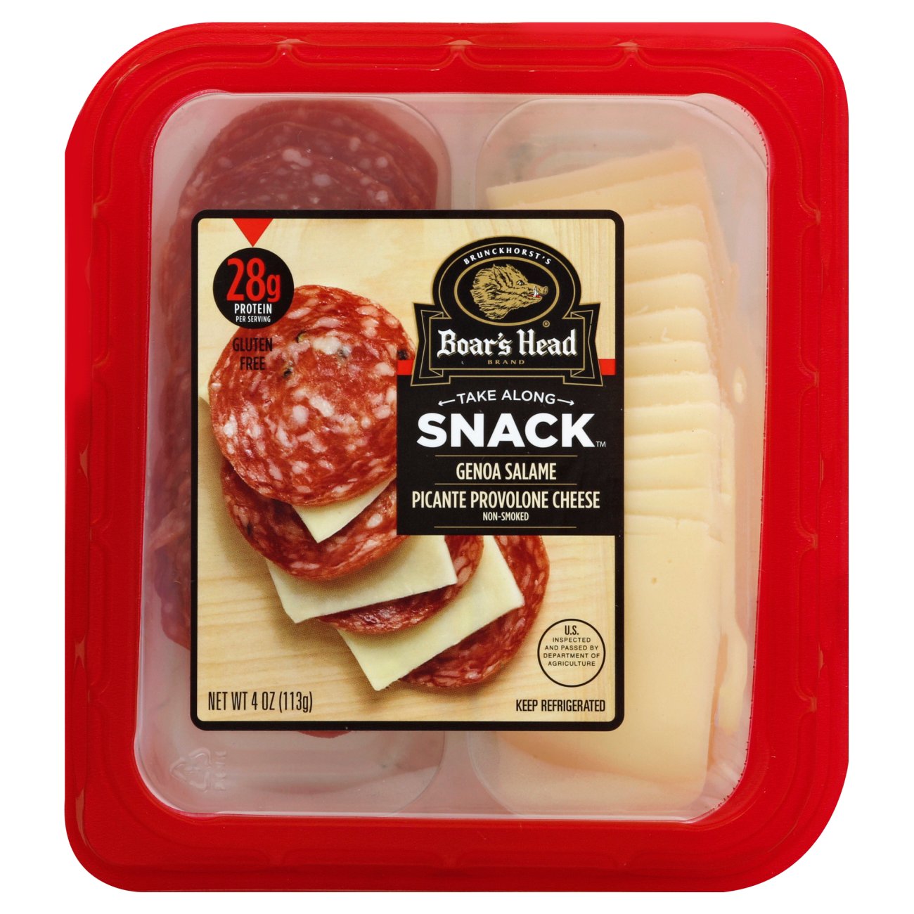 Boar's Head Genoa Salame Picante Provolone Snack Tray Shop Meat at HEB