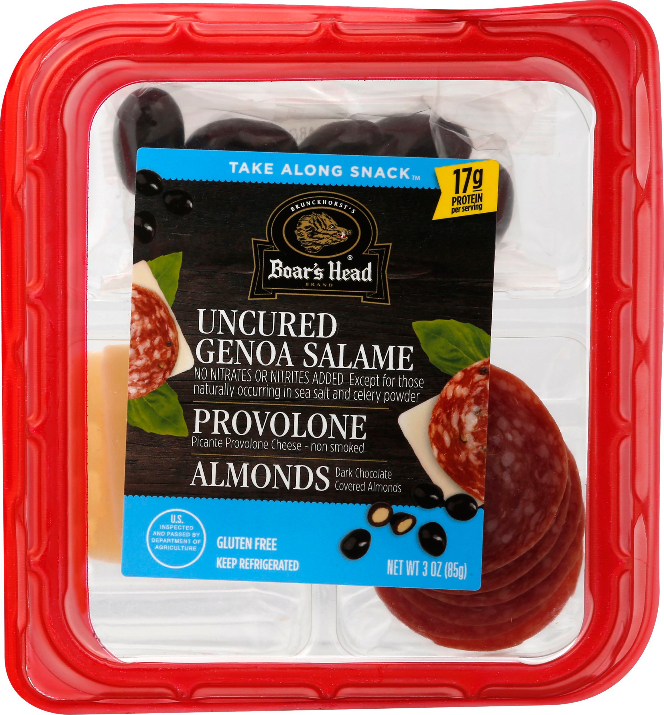 Boar's Head Genoa, Provolone, and Dark Chocolate Almond Shop Meat at