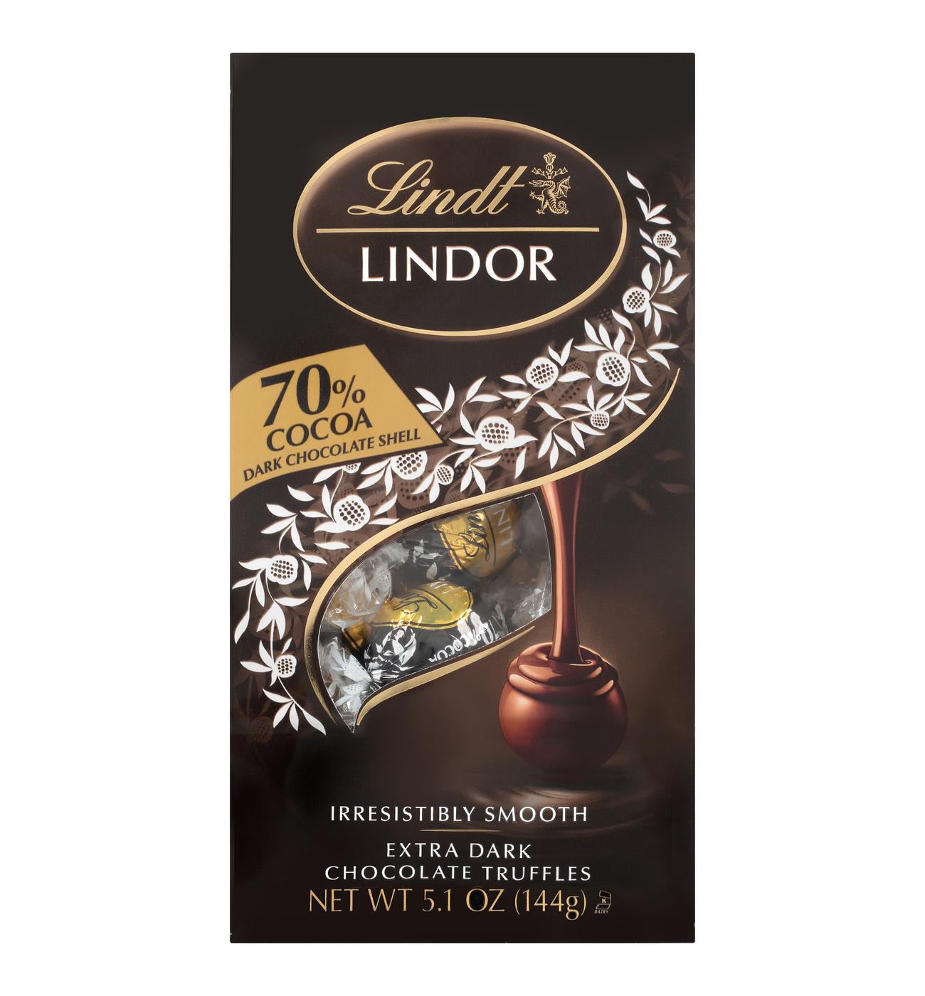 Lindt Extra Dark Chocolate Truffles; image 1 of 2