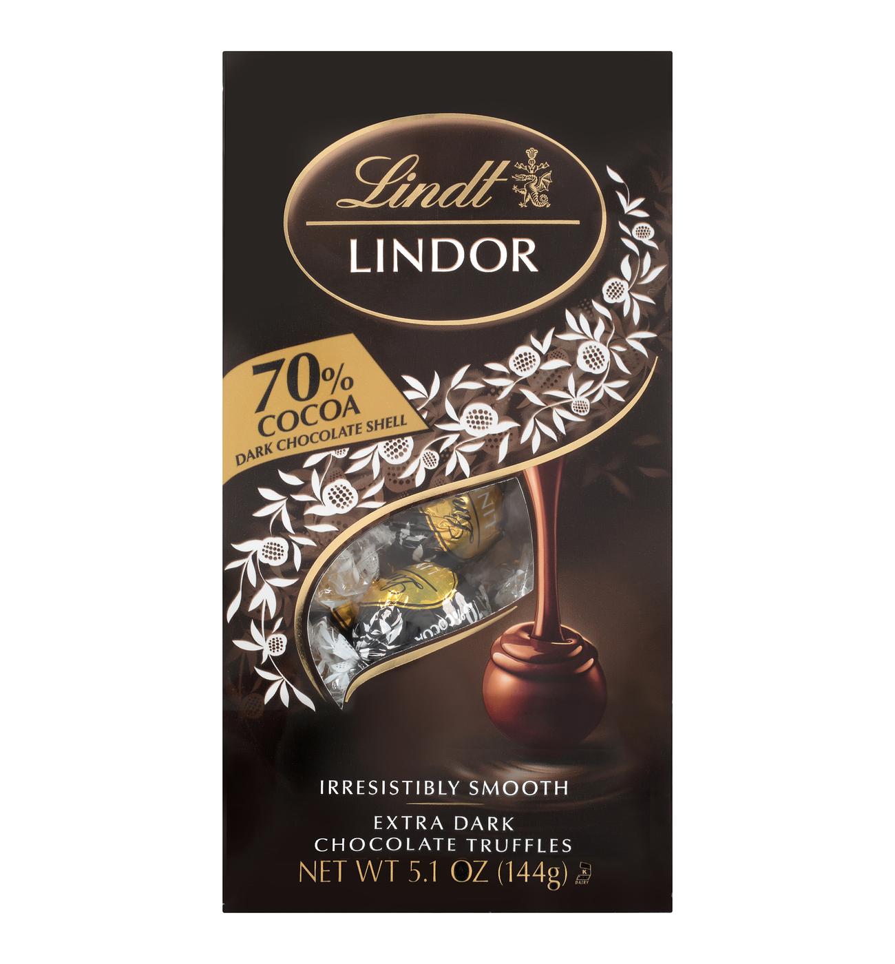 Lindt Extra Dark Chocolate Truffles Shop Candy at HEB