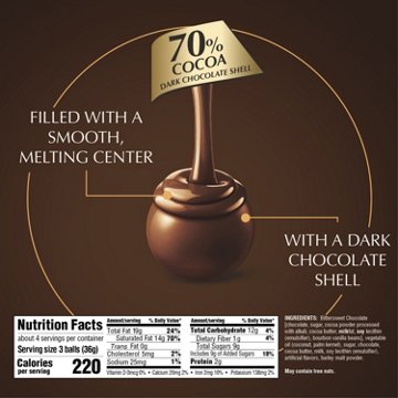 Lindt Extra Dark Chocolate Truffles