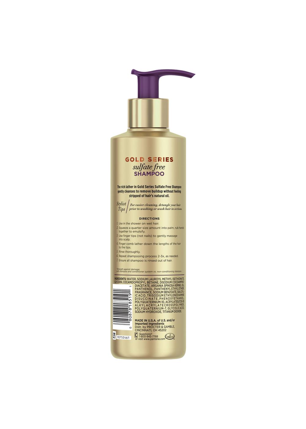 Pantene Gold Series Sulfate Free Shampoo Shop Shampoo & conditioner