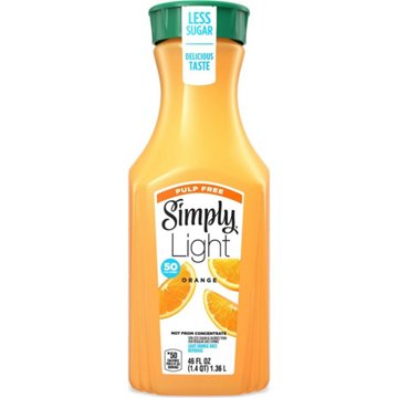 Simply Light Pulp Free Orange Juice