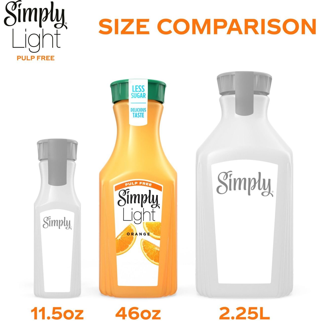 Simply Light Pulp Free Orange Juice