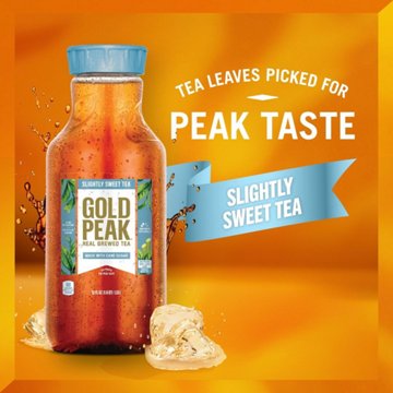 Gold Peak Slightly Sweet Iced Tea Drink, 52 oz