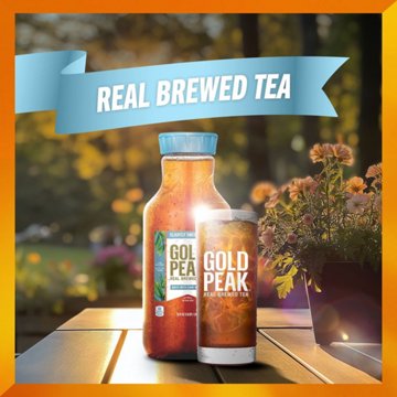 Gold Peak Slightly Sweet Iced Tea Drink, 52 oz