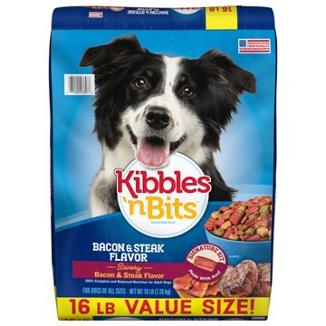 Kibbles 'n Bits Bacon & Steak Dog Food