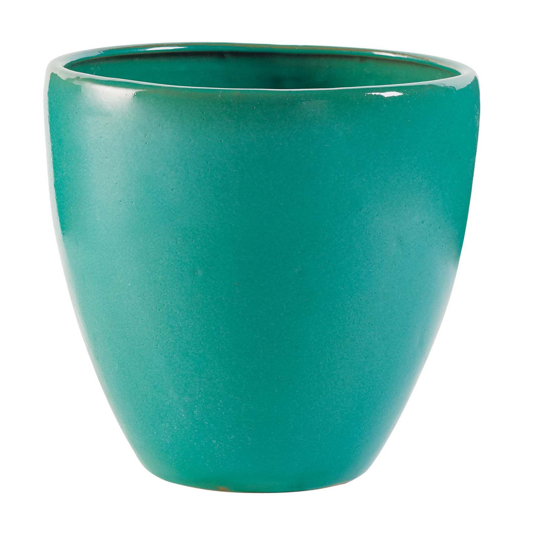 Blue Orange Pottery Small Cone Planter Aqua - Shop Pots & planters at H-E-B