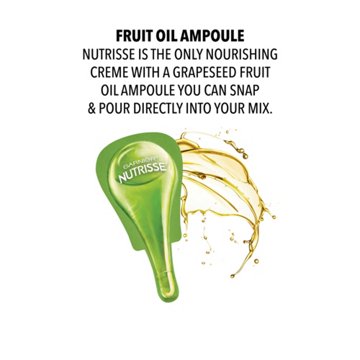 Garnier Nutrisse Ultra Coverage Nourishing Permanent Hair Color Creme for Stubborn Gray Coverage Deep Dark Brown (Sweet Pecan) 400, 1 kit