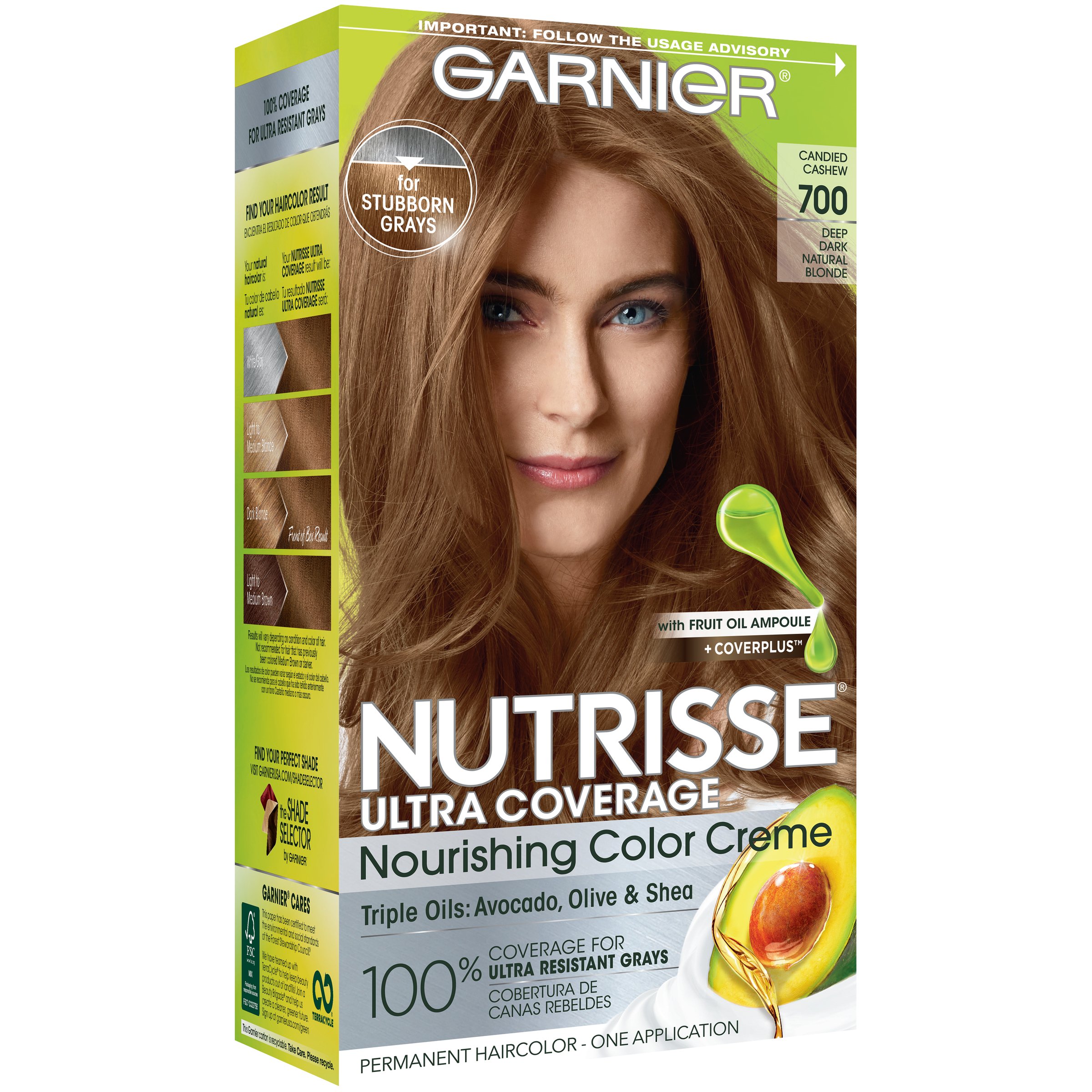 Garnier Nutrisse Ultra Coverage Hair Color 700 Deep Dark Natural